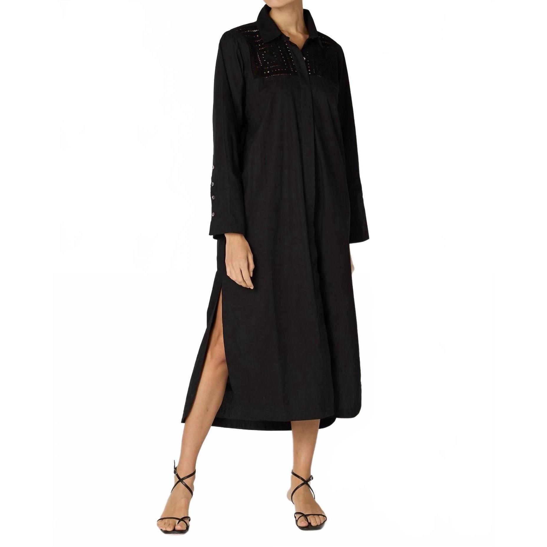 New Cleobella Bailey Midi Dress In Black